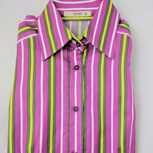 ETRO MILANO fitted stripped shirt - Picture 6 of 6